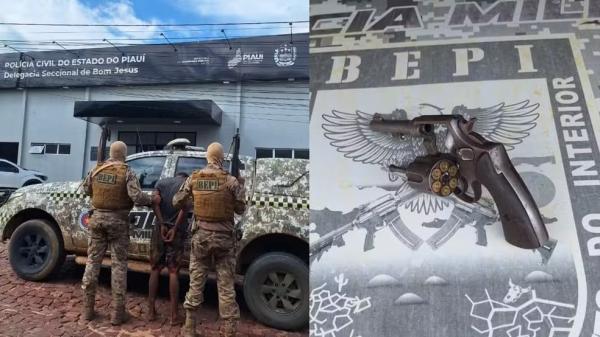 Suspeito morre ap&oacute;s troca de tiros com a pol&iacute;cia no Piau&iacute;.(Imagem:BEPI)