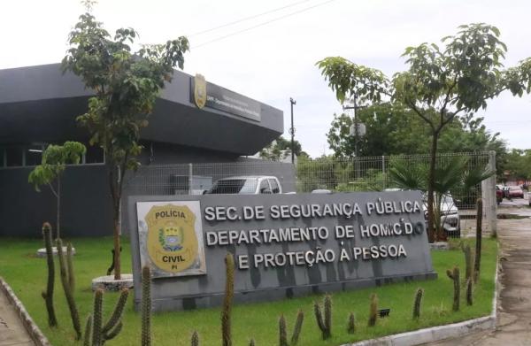Departamento de Homicídios e Proteção à Pessoa (DHPP), em Teresina.(Imagem:Ilanna Serena/g1)