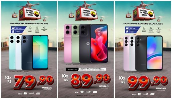 Armazém Paraíba lança mega promoção com preços imbatíveis em smartphones e outros produtos(Imagem:Divulgação)