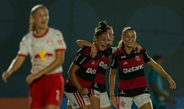 Flamengo vence Bragantino no Brasileiro Feminino.(Imagem:PAULA REIS/CRF/DIREITOS RESERVADOS)
