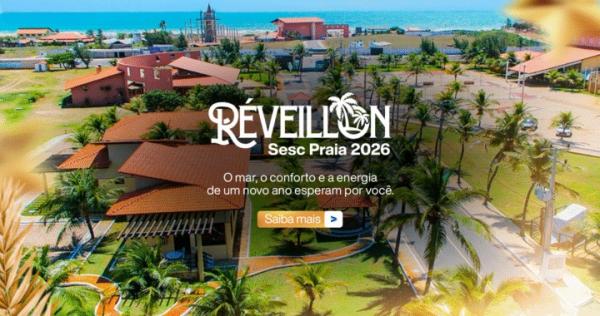Sesc Piauí abre reservas para pacote especial de réveillon com desconto e facilidades(Imagem:Divulgação)