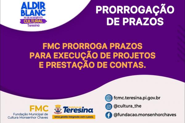 FMC amplia prazos para execução e prestação de contas de projetos(Imagem:Divulgação)