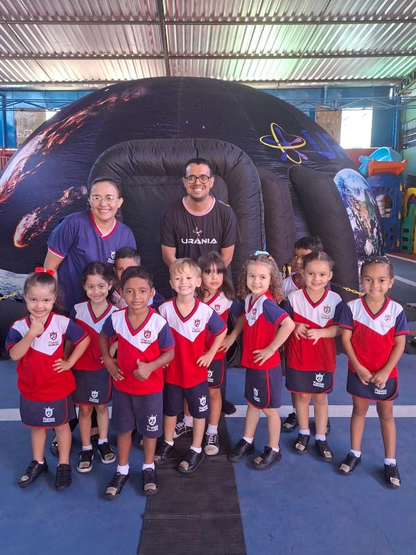 Planetário Móvel encanta alunos da Escola Pequeno Príncipe em Floriano(Imagem:Divulgação/EPP)