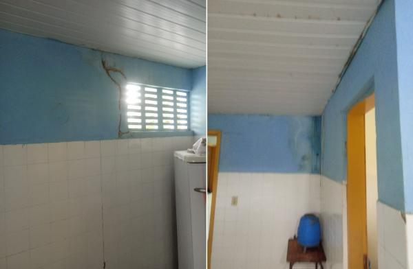 Moradores reclamam das péssimas condições de escola na localidade Pilões, zona rural de Floriano.(Imagem:Divulgação)