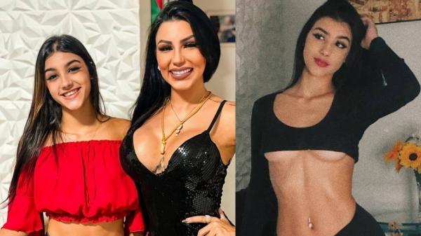 Bia Miranda e Jenny Miranda: neta e filha de Gretchen.(Imagem:Reprodução/ Instagram)