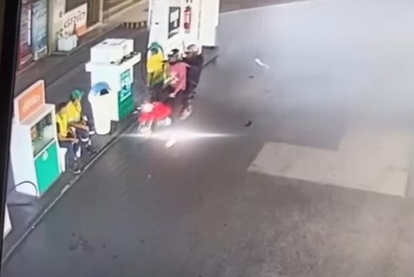 Dupla armada tenta assaltar posto de combust&iacute;veis e atira contra frentistas em Floriano.(Imagem:Reprodu&ccedil;&atilde;o)