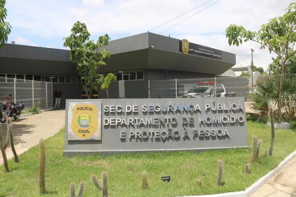 Departamento de Homicídio e Proteção à Pessoa (DHPP) em Teresina, Piauí.(Imagem:Lucas Marreiros/g1)