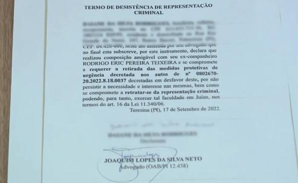 Vereador de Palmeirais e ex-esposa entram em acordo após áudios com ameaças e vítima retira queixas.(Imagem:Reprodução)