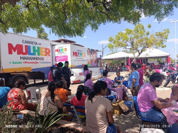 Barão de Grajaú realiza grande ação de saúde voltada às mulheres com a Carreta da Mulher Maranhense.(Imagem:FlorianoNews)
