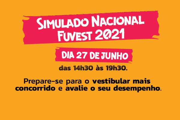 Curso promove simulado gratuito para o Vestibular 2022 da Fuvest(Imagem:Poliedro)