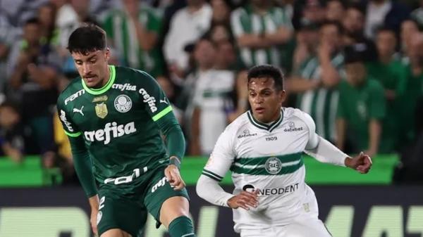 Coritiba x Palmeiras, Piquerez e Robson.(Imagem:Cesar Greco/Palmeiras)