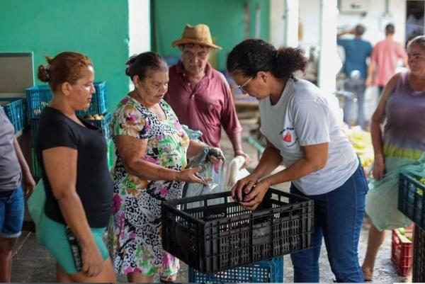 O projeto Amigos da Sopa distribui semanalmente alimentos para centenas de famílias na região do bairro Santa Maria da Codipi.(Imagem:Divulgação)
