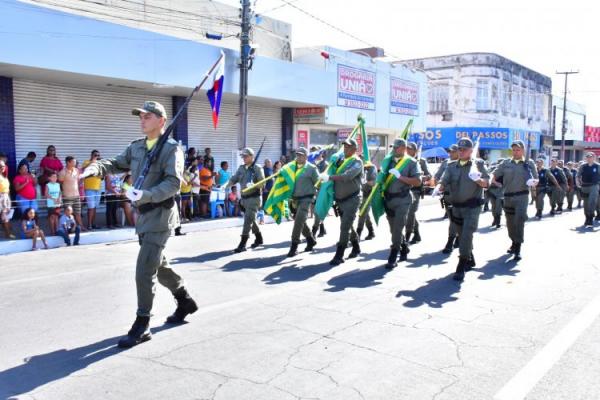 Desfile Cívico marca as comemorações pela Independência do Brasil em Floriano.(Imagem:Secom)