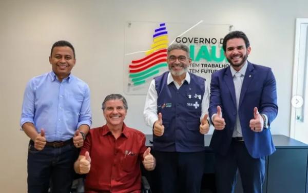 Deputado Marcus Kalume pressiona por serviço oncológico no HRTN em Floriano.(Imagem:Reprodução/Instagram)
