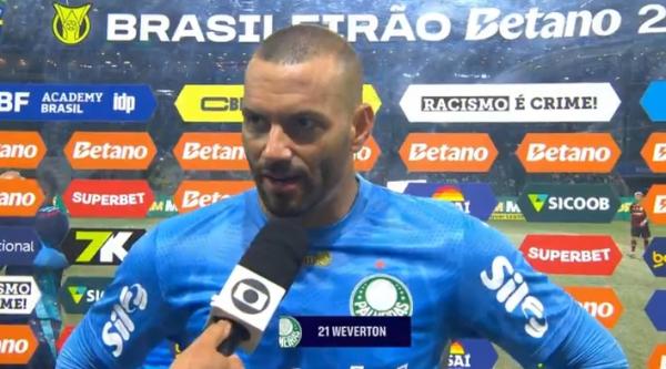 Weverton fala sobre arbitragem: 