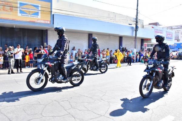 Desfile Cívico marca as comemorações pela Independência do Brasil em Floriano.(Imagem:Secom)