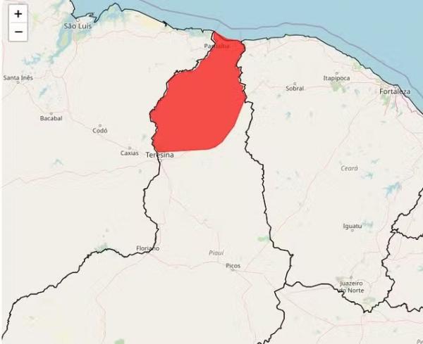 Piauí tem 50 municípios em alerta vermelho de 