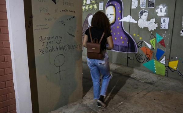 Alunas da Ufpi convivem com o medo após morte de Janaína Bezerra.(Imagem:Renato Andrade/Cidadeverde.com)