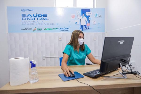 A iniciativa oferece atendimento m&eacute;dico remoto, dispon&iacute;vel 24 horas, por meio de aplicativo ou em salas de telemedicina.(Imagem:Divulga&ccedil;&atilde;o)