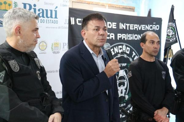 Policiais penais de quatro estados iniciam Curso de Interven&ccedil;&atilde;o T&aacute;tica no Piau&iacute;.(Imagem:Ascom Sejus)