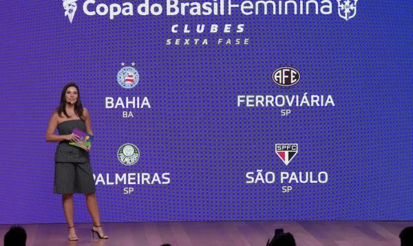 CBF sorteia confrontos das semifinais da Copa do Brasil Feminina.(Imagem:NELSON TERME/CBF/DIREITOS RESERVADOS)