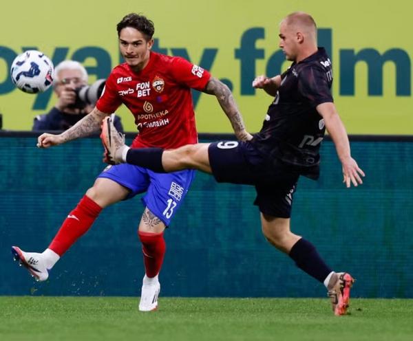 Khellven em ação pelo CSKA, da Rússia.(Imagem:Popov N./Divulgação)