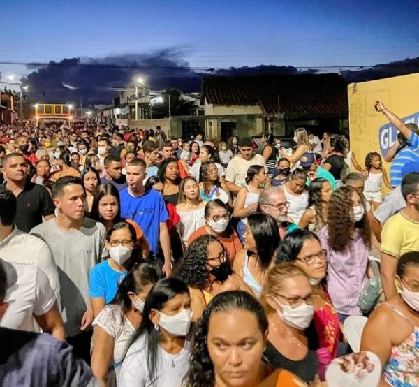 Deputado Francisco Costa participa da abertura de festejo em Campo Maior(Imagem:Reprodução)