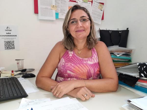 Coordenadora do Hemocentro Floriano, Eliomara Feitosa(Imagem:Reprodução)