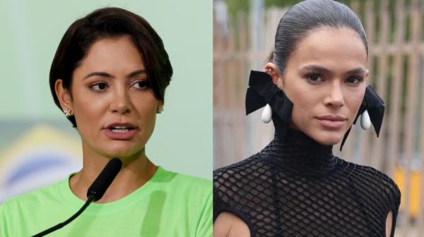 Michelle Bolsonaro detona look de Bruna Marquezine: 