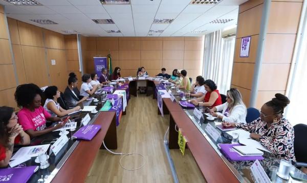 Movimento feminista entrega carta de protesto ao governo federal.(Imagem:MARLA GALDINO/DIVULGA&Ccedil;&Atilde;O/MINIST&Eacute;RIO DAS MULHERES)