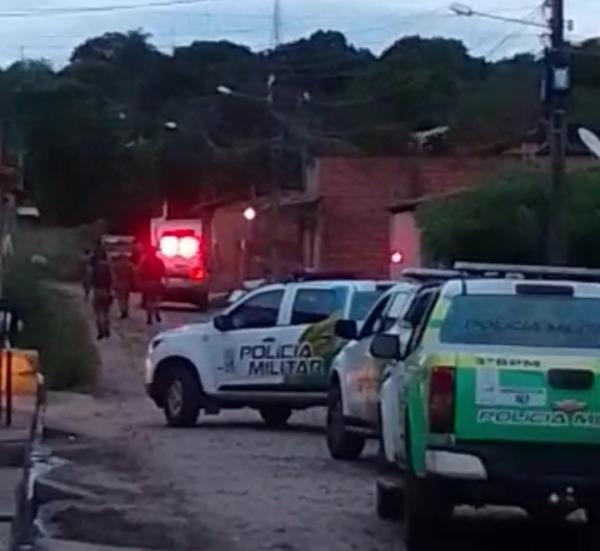 Ocorrência policial termina em tragédia com morte no bairro Curador, em Floriano.(Imagem:Reprodução)