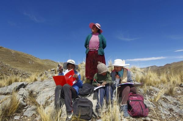 No Peru, pandemia levou cerca de 300 mil alunos a desistirem da escola(Imagem:Reprodução)