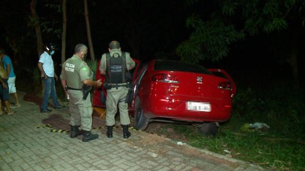 Colisão na Avenida Marechal Castelo Branco, em Teresina.(Imagem:TV Clube)