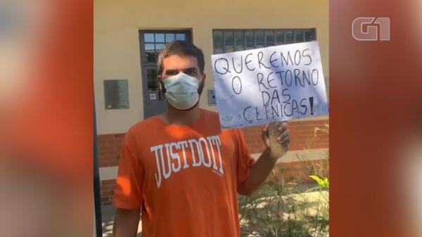 Estudante de Odontologia na UFPI pede retorno das clínicas.(Imagem:Reprodução)