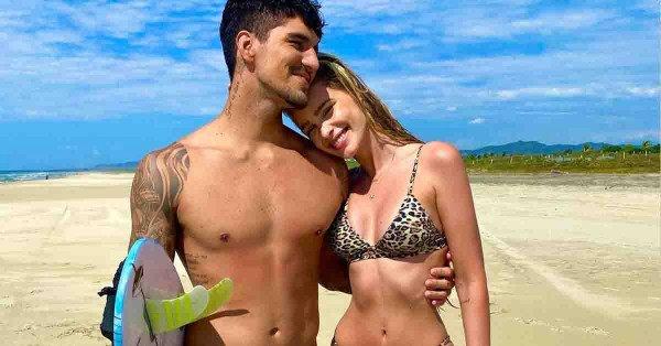 Yasmin Brunet e Gabriel Medina(Imagem:Reprodução)