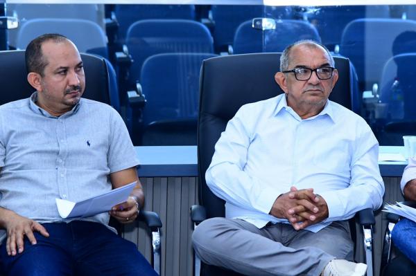 Vereadores Marcony Alisson e Salomão Holanda(Imagem:CMF)