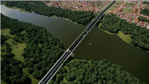  Maquetes mostram como ficar&aacute; Ponte da UFPI, obra que contou com contribui&ccedil;&atilde;o de Ciro Nogueira(Imagem:Ascom)