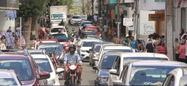 Centro de Teresina durante a pandemia de coronavírus.(Imagem:TV Clube)