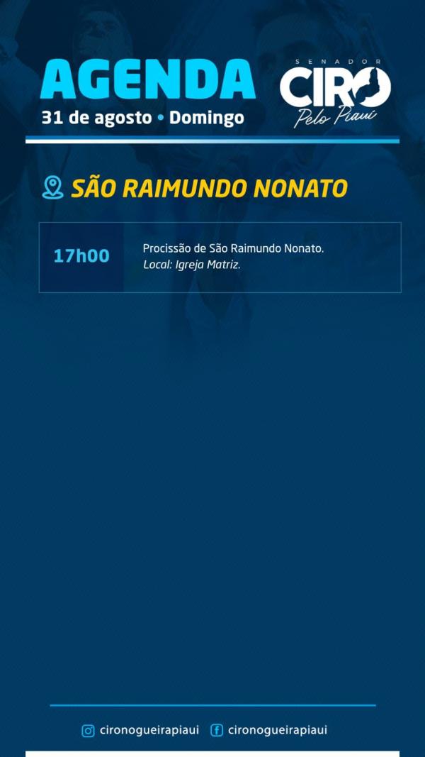Ciro Nogueira cumpre agenda em cidades do interior do Piauí; veja agenda(Imagem:Ascom)