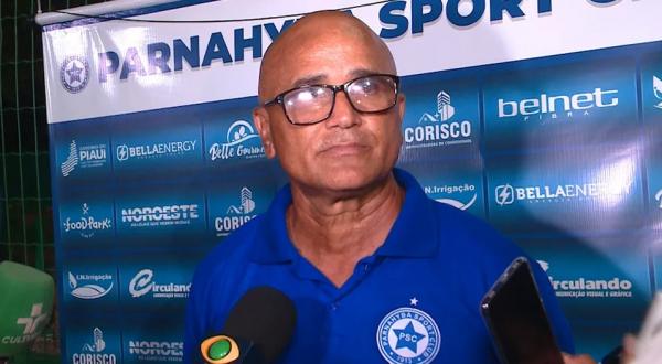  Oliveira Canindé, técnico do Parnahyba.(Imagem:Rede Clube )