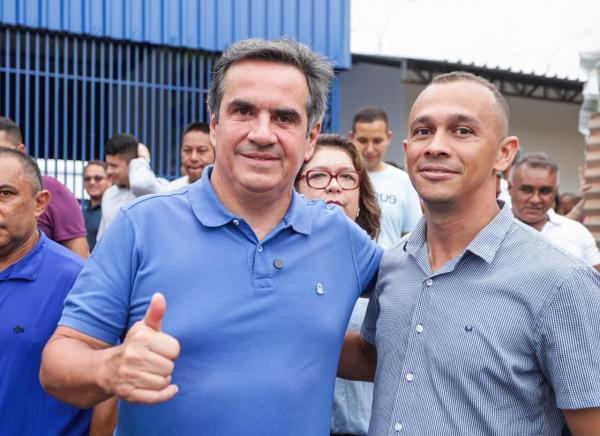Em visita a Altos, Ciro Nogueira visita obra do Mercado Público, fruto de seu mandato(Imagem:Ascom)