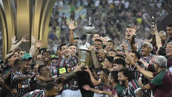 Fluminense é campeão da Libertadores 2023.(Imagem:André Durão / ge)