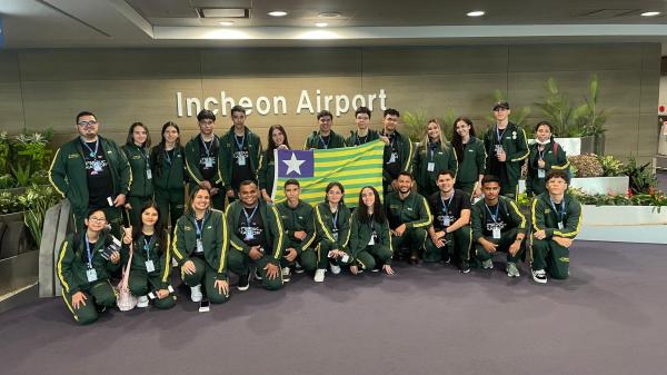Estudantes da rede estadual iniciam imersão tecnológica e cultural na Coreia do Sul.(Imagem:Ascom Seduc)