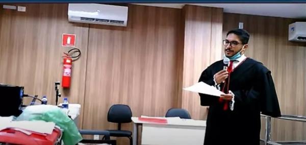 Promotor Márcio Carcará atuou no júri do caso Izadora Mourão em Pedro II.(Imagem: MPPI )