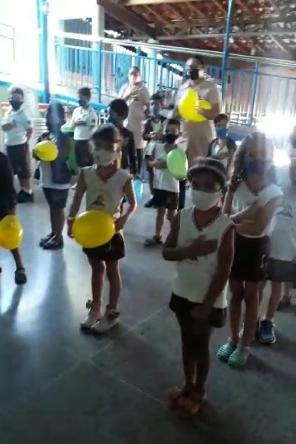 Escola Pequeno Príncipe realiza atividades em comemoração à Semana da Pátria(Imagem:Reprodução)