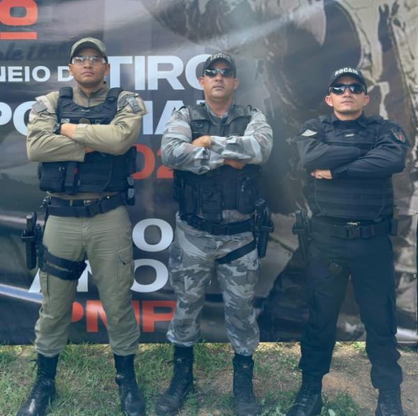 Policiais do 3º BPM de Floriano se destacam no 8º Torneio de Tiro Policial do BOPE.(Imagem:Reprodução/Instagram)