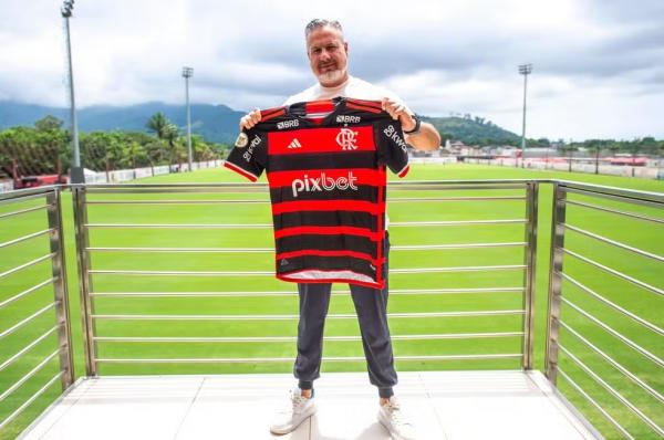 José Boto, diretor de futebol do Flamengo.(Imagem:Marcelo Cortes / CRF)
