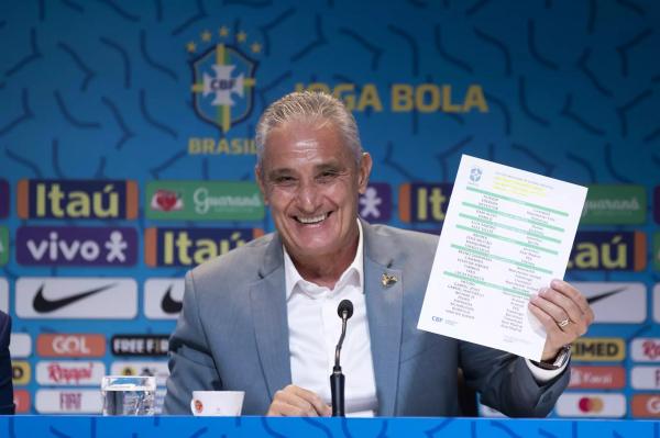 Tite divulga lista dos convocados da Seleção Brasileira para Copa do Mundo(Imagem:Reprodução)