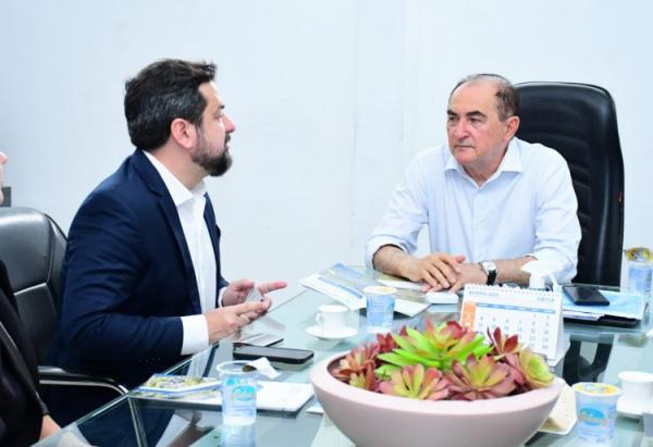 Prefeitura de Floriano e Investe Piauí alinham parcerias para implantação do Parque Empresarial de Floriano.(Imagem:Secom)