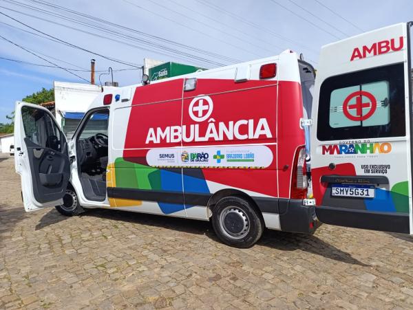 Prefeito Gleydson Resende entrega nova ambulância em Barão de Grajaú.(Imagem:FlorianoNews )